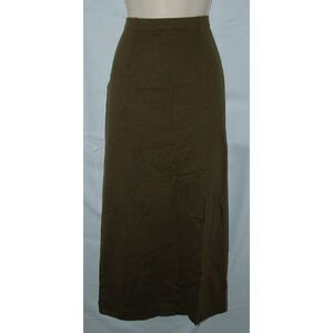 Olive Green Sz Medium Casual or Dress Elastic Waist Stretchy Skirt MONTANA BLUES